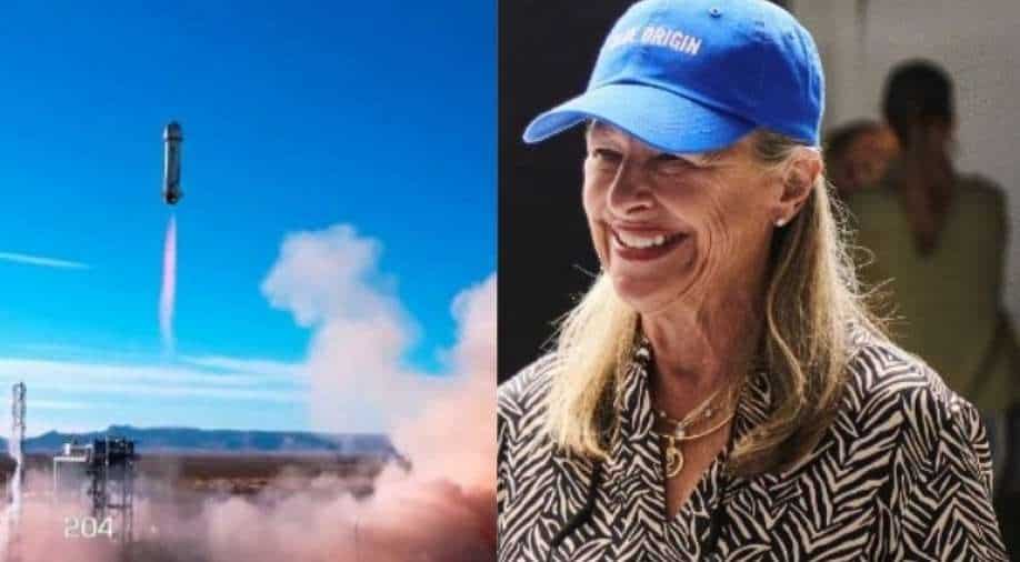 Laura Shepard Churchley, daughter of the first American astronaut, flies into space with Blue Origin