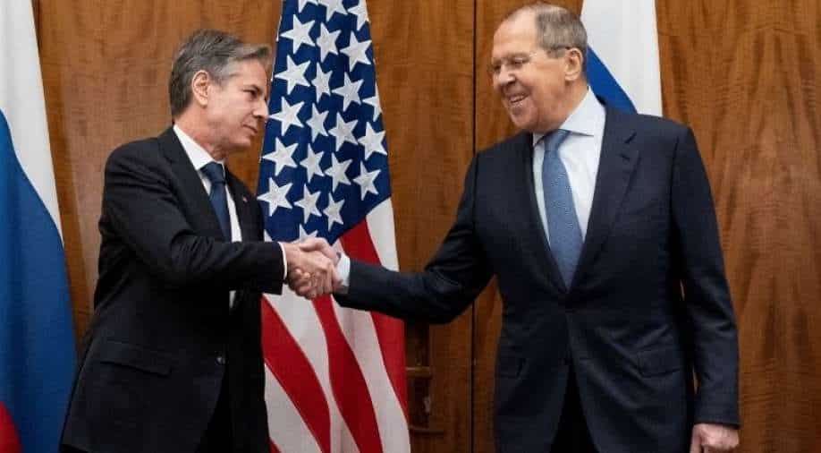 Blinken says Lavrov repeated to him that Russia has no intention of invading Ukraine