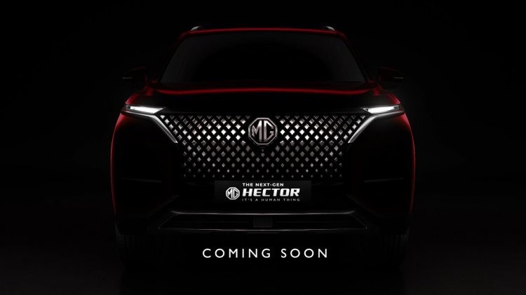 Next-gen MG Hector Teaser Image Released