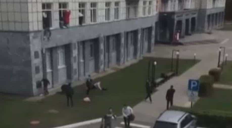 Russian university student shoots at least 8 people in a rampage on campus