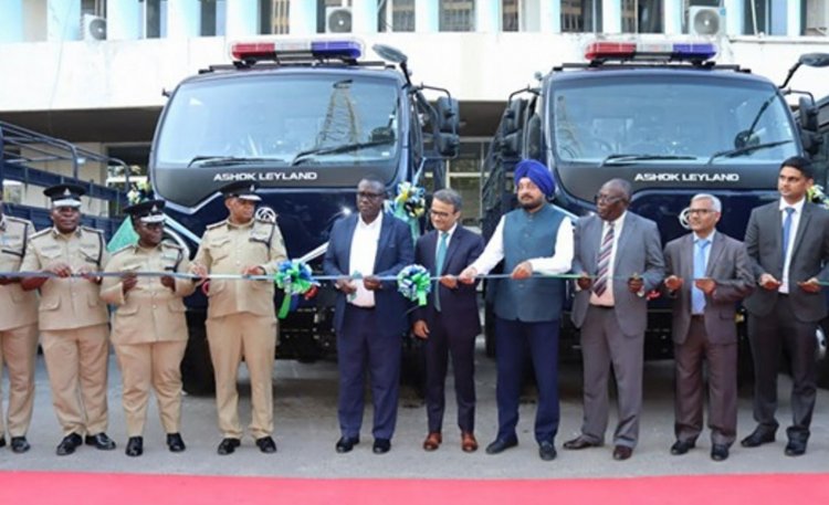 Ashok Leyland Delivers 150 Vehicles to Tanzanian Police Force