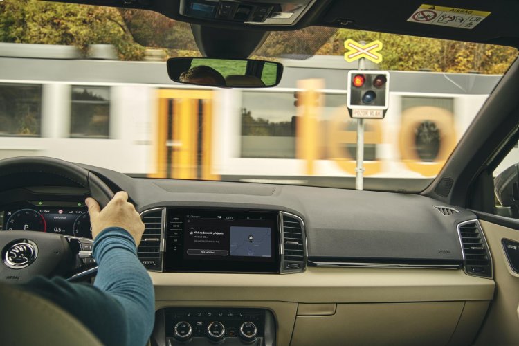 Skoda Testing New Train Warning Feature to Improve Road Safety