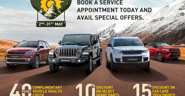 Jeep Summer Service Fiesta Brings Exciting Offers & Discounts